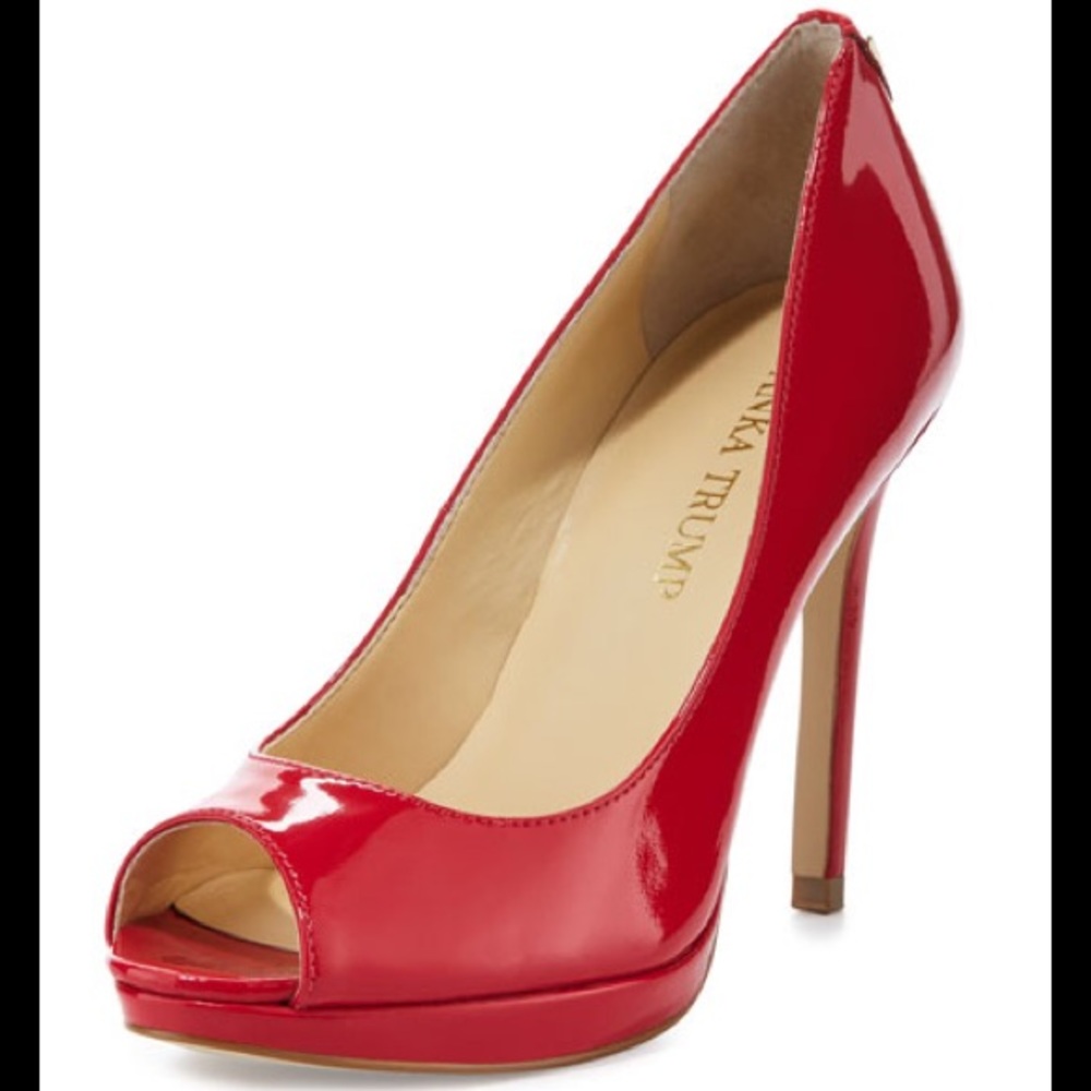 Shiny glitter Sexxy red platform 👠